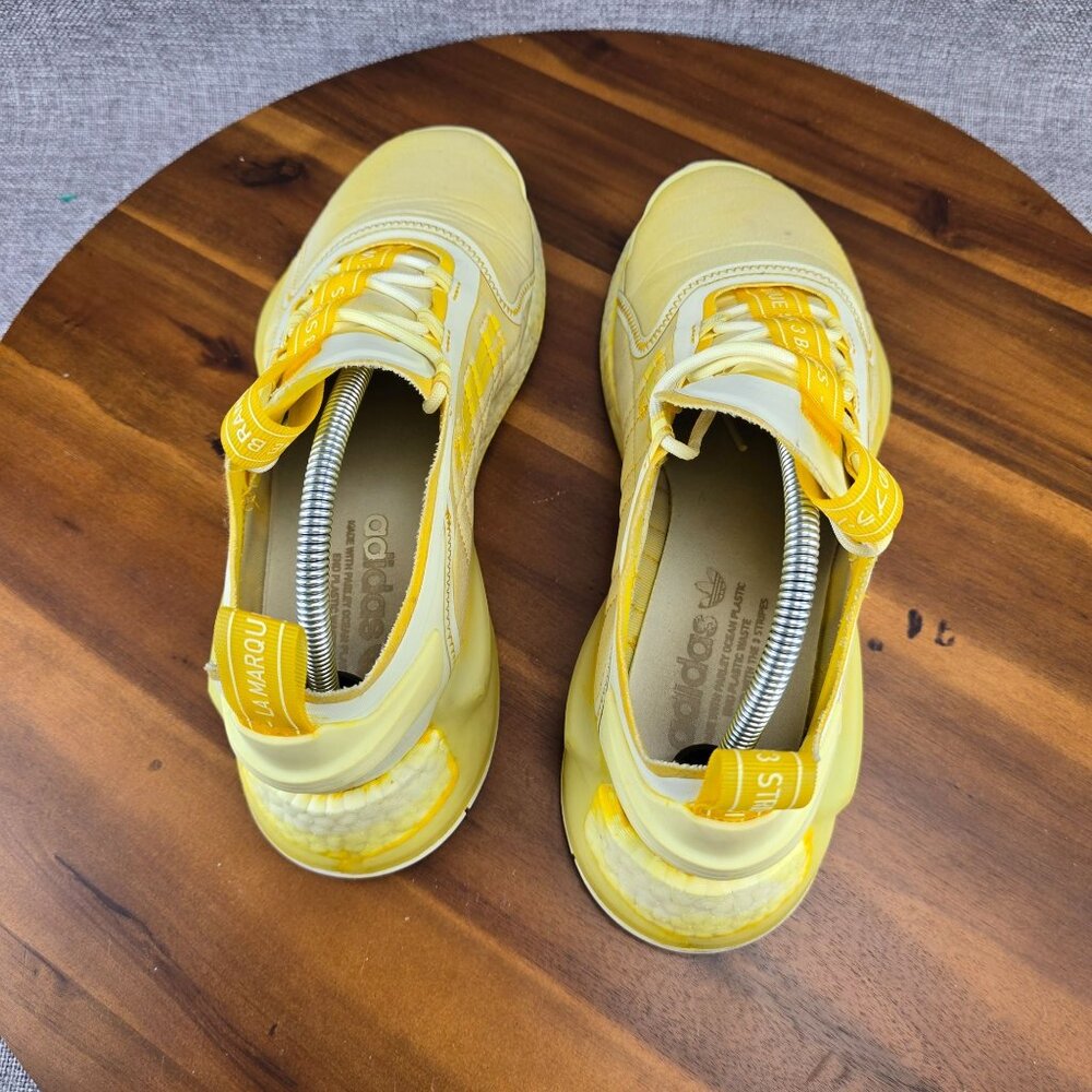 Adidas Nite Jogger‎ Yellow Sneakers Shoes Womens Size 10.5 - Picture 10 of 15